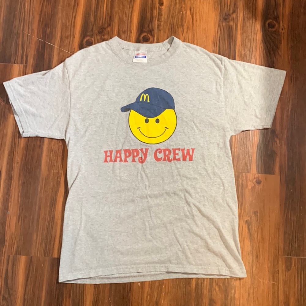 2000s HAPPY CREW mcdonald's tee